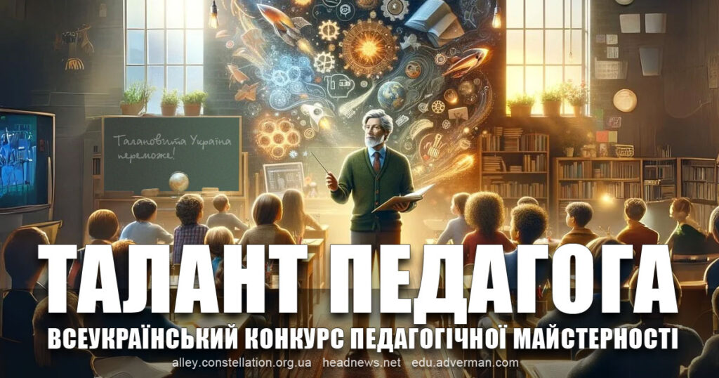 ТАЛАНТ ПЕДАГОГА – всеукраїнський конкурс педагогічної майстерності